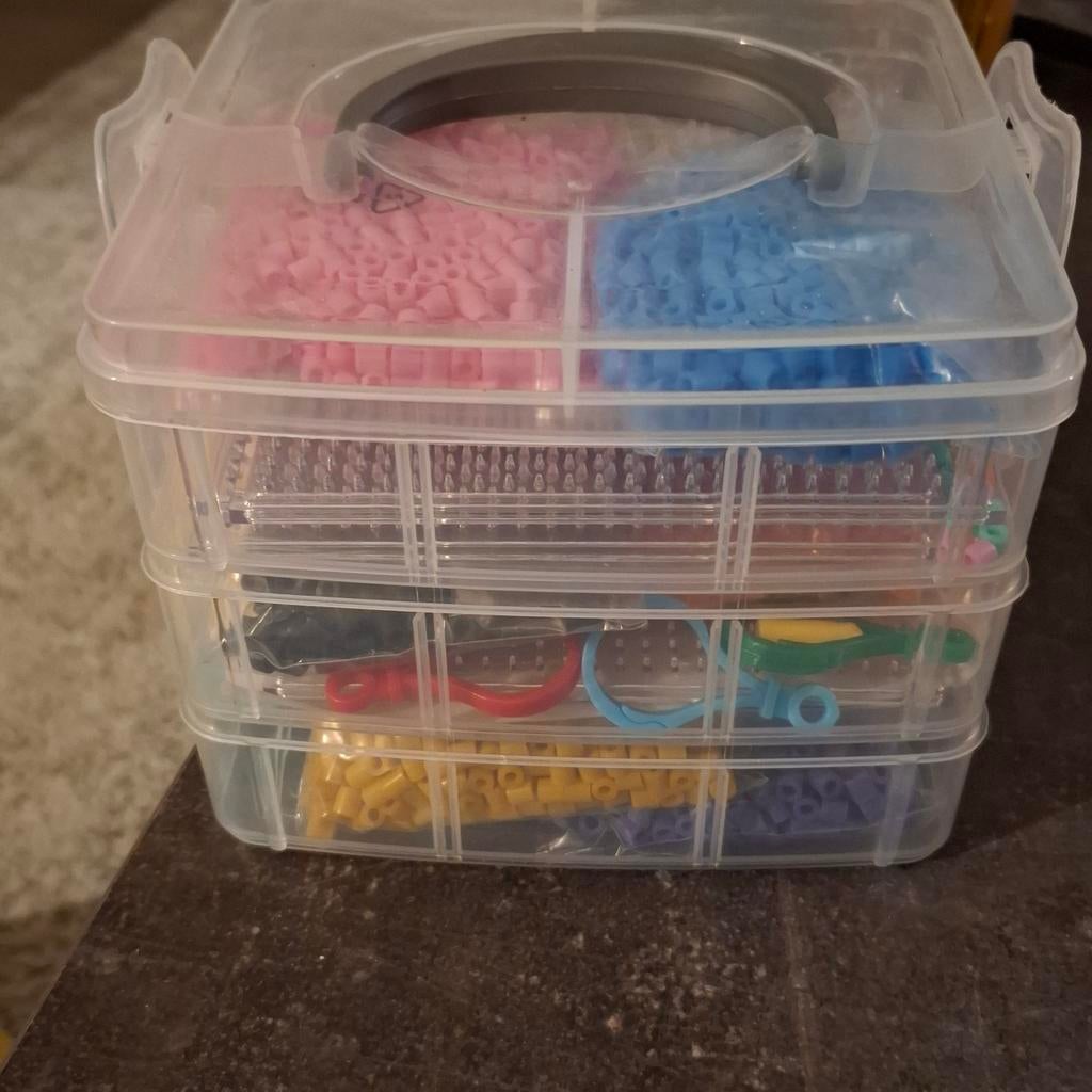 Strijkkralen, Ophalen, Kraal