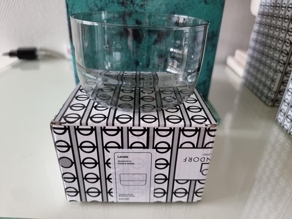 Ichendorf Milano - Levels schaaltje/glas, Ophalen of Verzenden, Overige stijlen, Glas, Schaal of Schalen