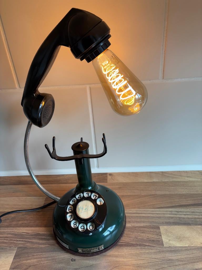 antieke telefoon, Ophalen of Verzenden, Gebruikt, Met draaischijf