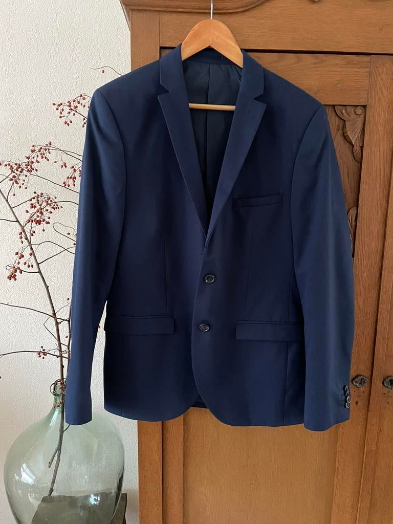 Blauw colbert Angelo Litrico 50, Kleding | Heren, Kostuums en Colberts, Ophalen of Verzenden, Zo goed als nieuw, Blauw