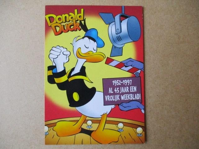 adv10173 donald duck ansichtkaart 1, Verzamelen, Ophalen, Donald Duck, Gebruikt, Overige typen