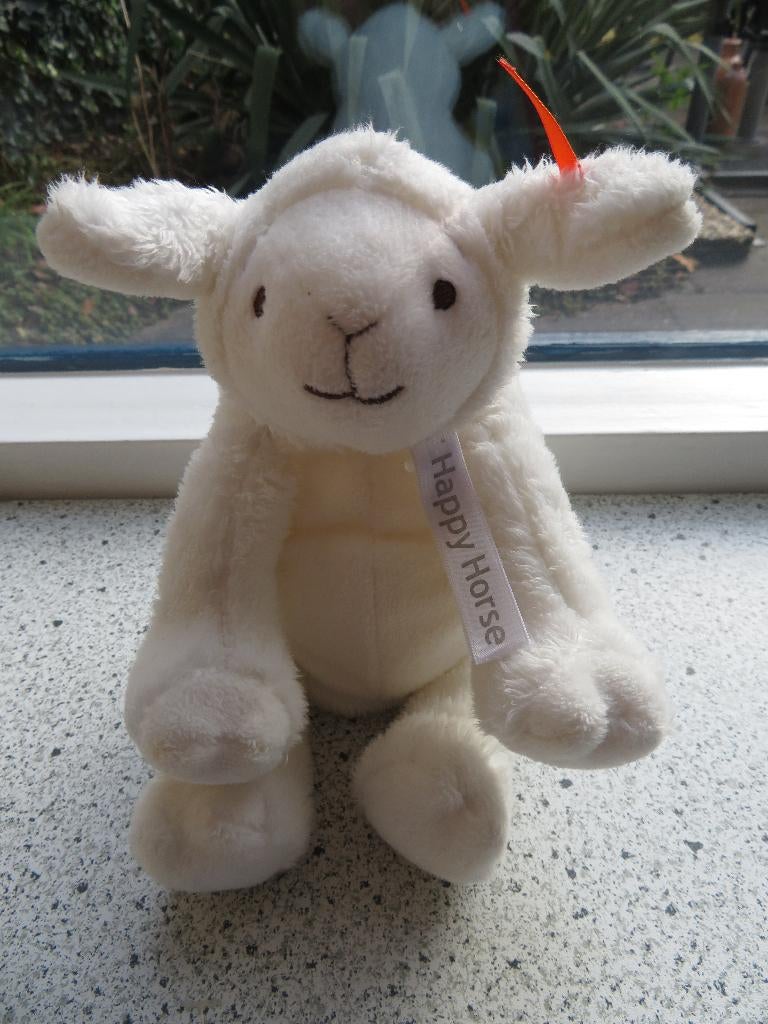 Schaap schaapje Farm Lamb merk Happy Horse ca 18 cm, Ophalen of Verzenden, Zo goed als nieuw, Overige typen