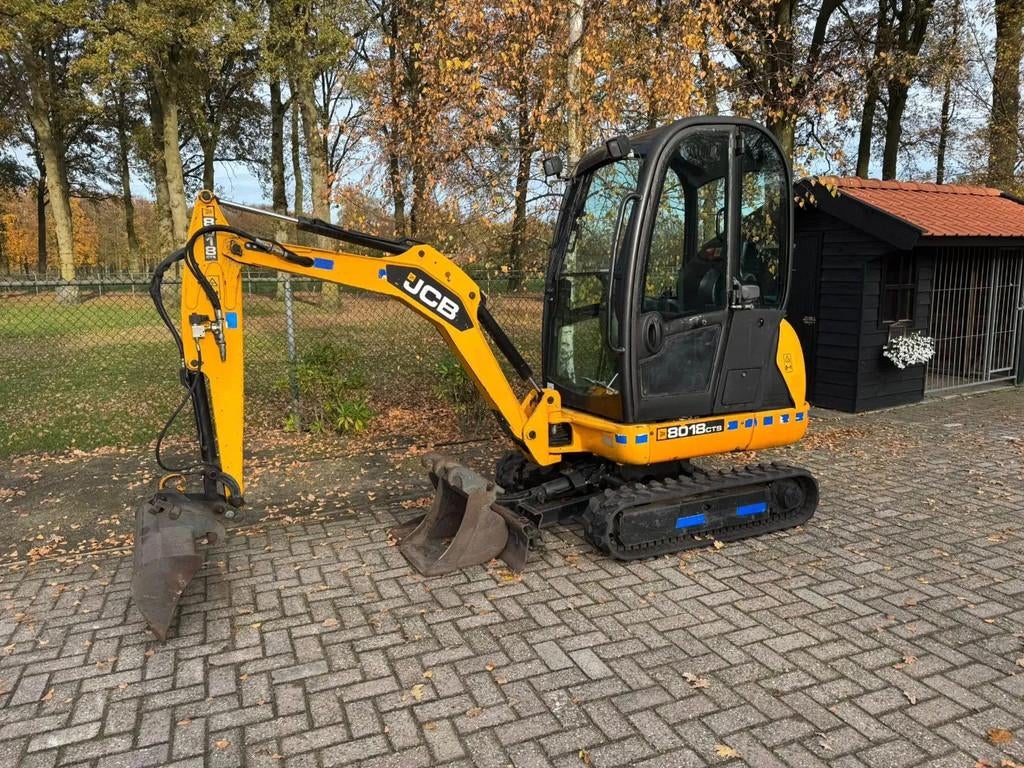 JCB 8018 Minigraver (bj 2012), Zakelijke goederen, Machines en Bouw | Kranen en Graafmachines, Graafmachine