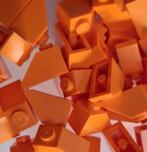 Lego 1x2 slope 45, Orange (per 100), Ophalen of Verzenden, Nieuw, Losse stenen, Lego