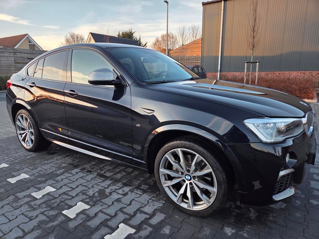 BMW X4 3.0 Xdrive M40i AUT 2016 Zwart HUD 360 PK, Auto's, BMW, Zwart, 2000 kg, Zwart, X4