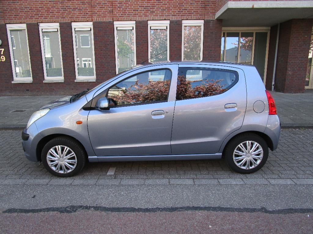 Nissan Pixo 1.0 50KW 5D 2010 Blauw, Auto's, Nissan, Particulier, Pixo, Airbags, Airconditioning, Centrale vergrendeling, Elektrische ramen