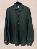 Finamore linnen overhemd maat 44 (XL), Ophalen of Verzenden, Zo goed als nieuw, Groen, Halswijdte 43/44 (XL)