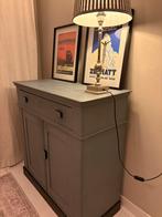 Brocante kastje met lade en deuren, Ophalen of Verzenden