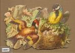 Vogels bij het nest poezieplaatjes 5044, Verzamelen, Poesieplaatjes, Ophalen of Verzenden