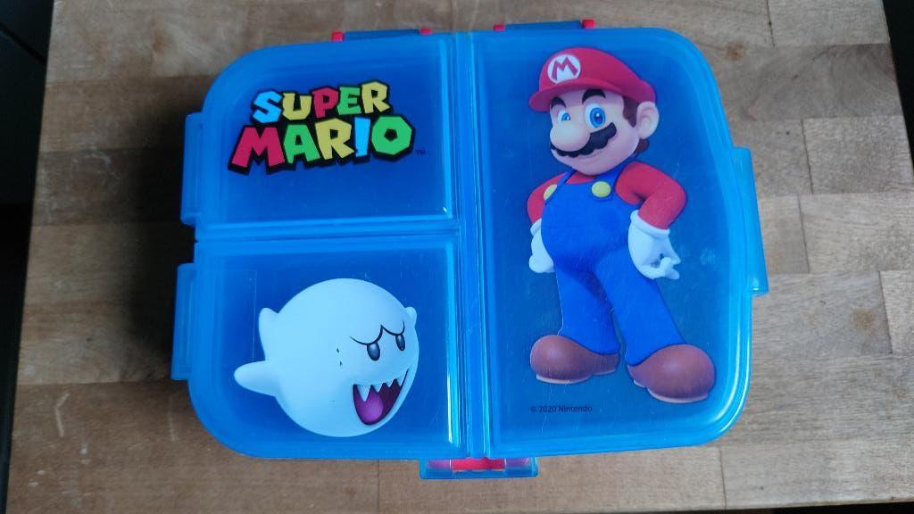 Super Mario/Pikachu/Cars/Spiderman (lunchbox/drinkfles/bord), Ophalen of Verzenden, Zo goed als nieuw
