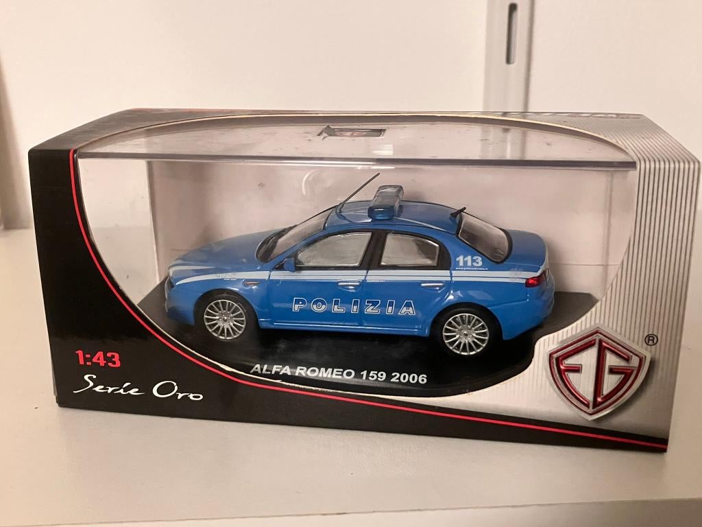 EG 1:43 Serie Oro Alfa Romeo 159 Polizia, Hobby en Vrije tijd, Modelauto's | 1:43, Ophalen of Verzenden, Nieuw, Auto, Overige merken