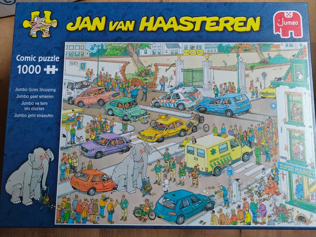 Jan van Haasteren 1000 stukjes 3x, Ophalen, 500 t/m 1500 stukjes, Zo goed als nieuw