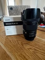 Sigma 50mm F1.4 art | EF vatting, Ophalen of Verzenden, Zo goed als nieuw, Standaardlens