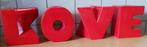 LOVE LETTERS. Keramiek/glazuurd. POP-ART. 64/15 cm., Ophalen