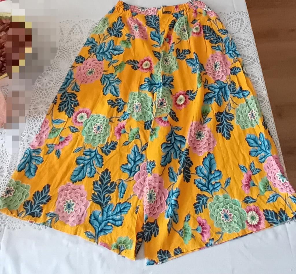 Batikpak uit Indonesië, Maat 38/40 (M), Geel, Ophalen of Verzenden, Lang