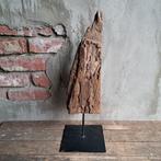 Landelijk houten ornament op metalen statief *Etage3*, ., Ophalen of Verzenden, Zo goed als nieuw, .