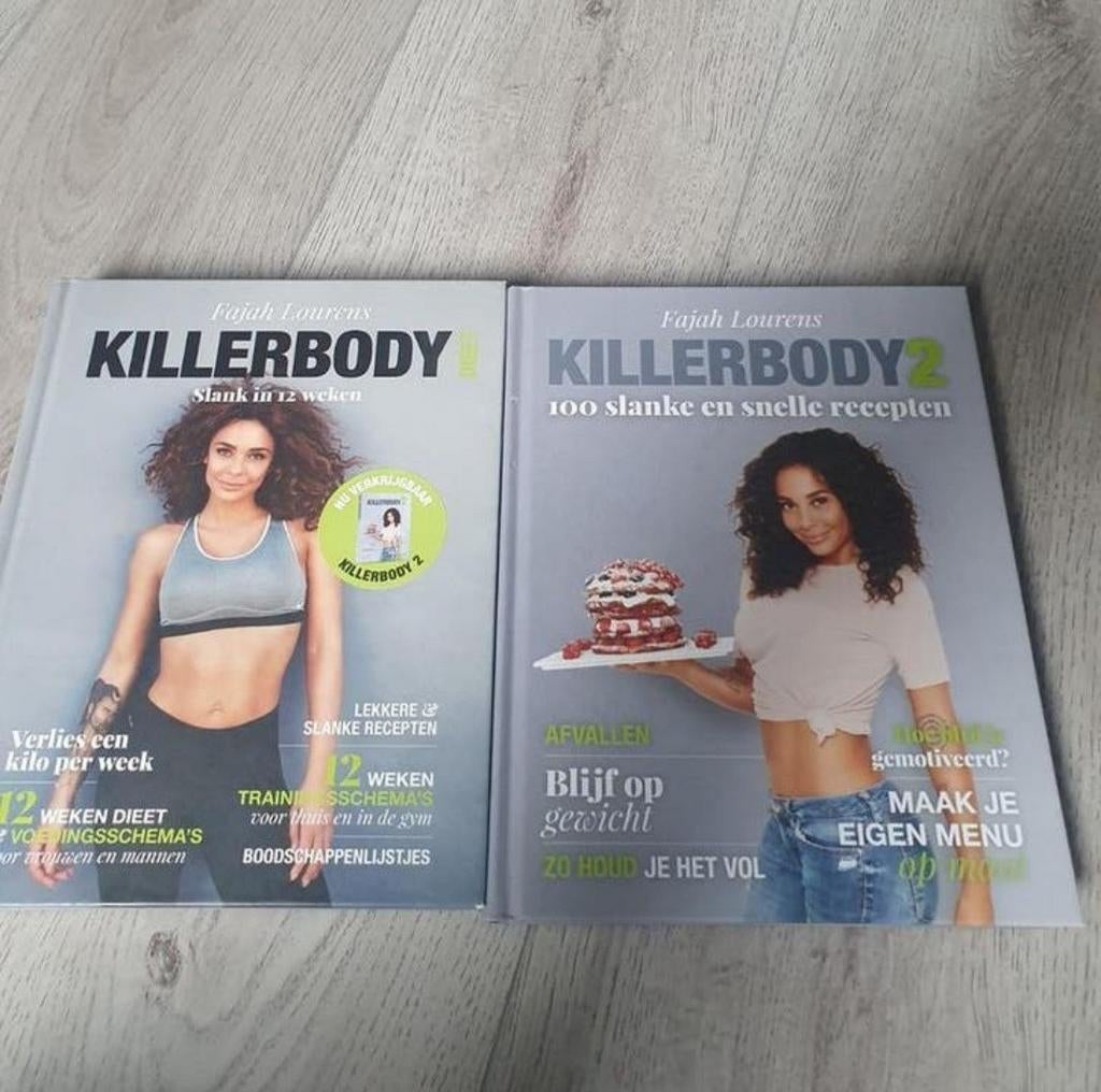 Killerbody 1 & 2 Fajah Lourens - Dieet en Voeding, Boeken, Ophalen of Verzenden, Zo goed als nieuw, Dieet en Voeding, Fajah Lourens