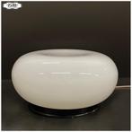 Vintage Plafoniere Plafondlamp Lamp Opaline, Gebruikt, Ophalen of Verzenden, Glas, Vintage Gispenstijl