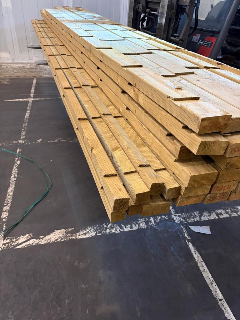 Vuren geimpregneerde isolatiebalken, Ophalen, Grenen, Zo goed als nieuw, Balk