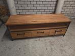 Romaro Tv- Dressoir, Ophalen, Teakhout, Pronto romaro teak industrieel, 150 tot 200 cm