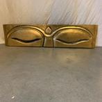 Houten boeddha paneel - handgemaakt – Nieuw bij TTM Wonen