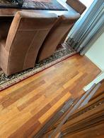 6 bruine stoelen, Huis en Inrichting, Stoelen, Ophalen, Gebruikt, Bruin, Stof