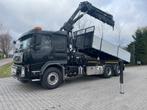 Volvo FM 440 With hiab 288 E6 extra hydrolic (bj 2007), Auto's, Vrachtwagens, Automaat, Euro 5, Zwart, Bedrijf