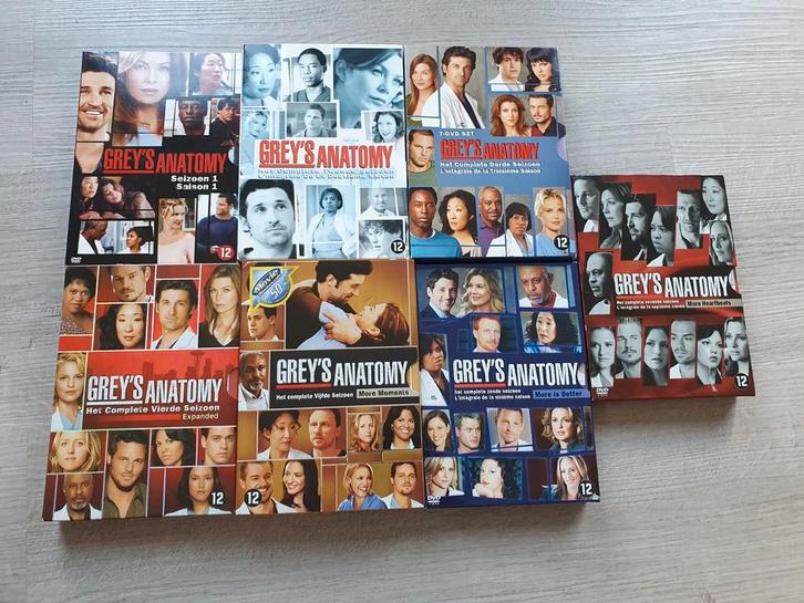 Grey's Anatomy Seizoen 1-7 DVD Boxset, Cd's en Dvd's, Dvd's | Tv en Series, Zo goed als nieuw, Drama, Boxset, Vanaf 12 jaar, Ophalen of Verzenden