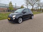 Fiat 500C 0.9 automaat airco  2013 Zwart nw apk !!!, Euro 5, Leder en Stof, Zwart, Origineel Nederlands
