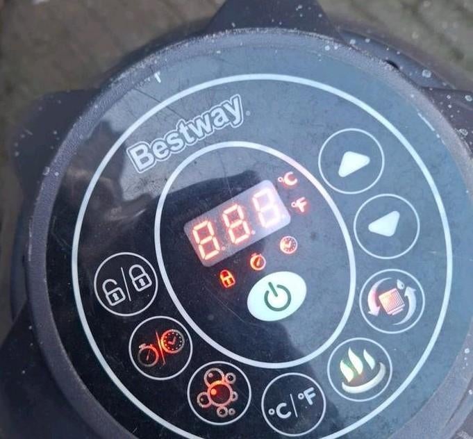 Bestway Lay-Z-Spa Pomp #54154 + extras, Tuin en Terras, Bubbelbaden en Hottubs, Ophalen, Gebruikt, Pomp, Opblaasbaar