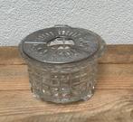 Vintage theelicht cq rechaud en 6 kruiden,- of thee blikjes, Ophalen of Verzenden, Zo goed als nieuw