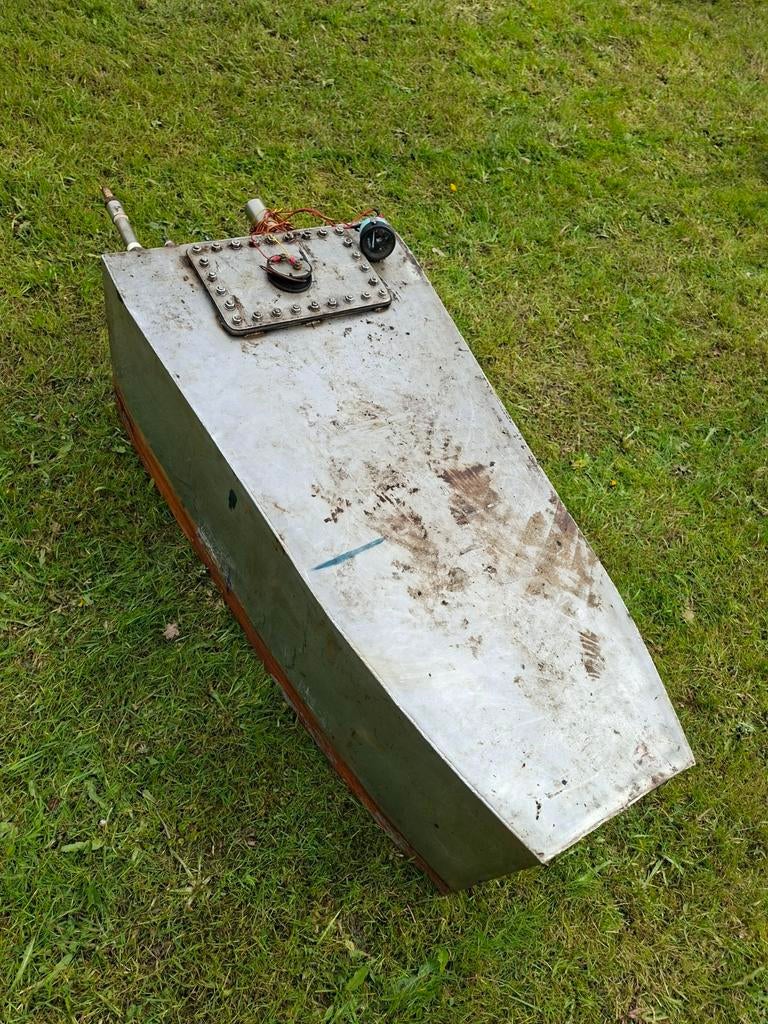 RVS dieseltank 140 liter met niveaumeter, Ophalen, Gebruikt, Zeilboot of Motorboot