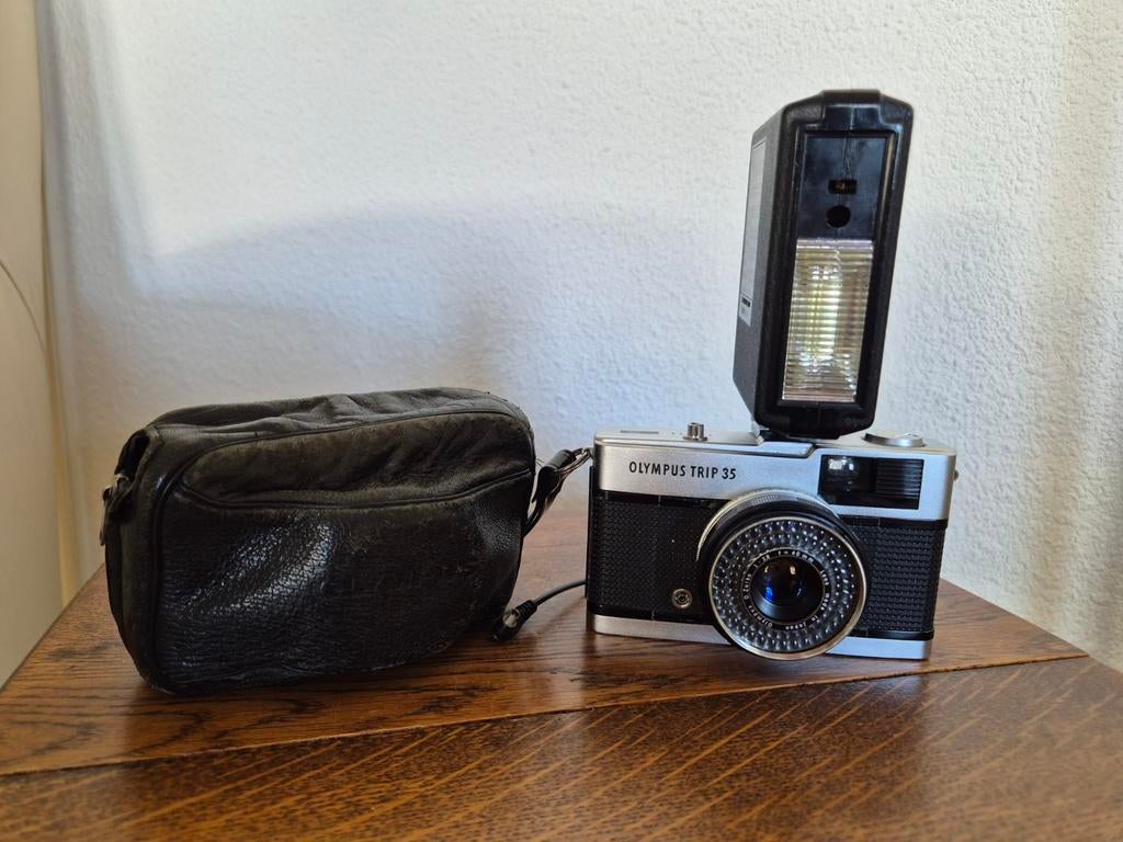 Olympus Trip 35, fototoestel, compactcamera, Ophalen of Verzenden, Compact, Olympus