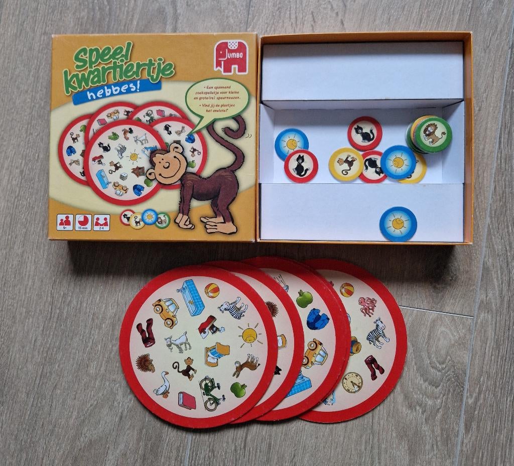 Spelletje Hebbes!, Ophalen of Verzenden, Gebruikt, Jumbo