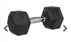2x 22,5kg Hexagon Dumbbells, Ophalen, Zo goed als nieuw, Dumbbell