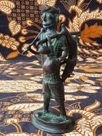 Prachtig antiek jager beeldje uit India van Naga brons., Ophalen of Verzenden