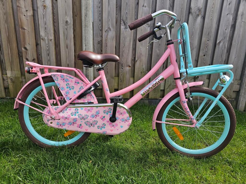 Popal meisjesfiets 20 inch., Fietsen en Brommers, Ophalen, Popal, 20 inch, Handrem