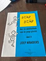 Stap voor Stap deel 2 - Gitaarlesboek Joep Wanders, Overige genres, Les of Cursus, Ophalen of Verzenden, Gitaar