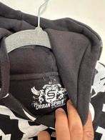 Urban Spirit KORRUPT Hoodie Zwart/Wit Maat M, Ophalen of Verzenden, Zo goed als nieuw, Maat 48/50 (M), Zwart