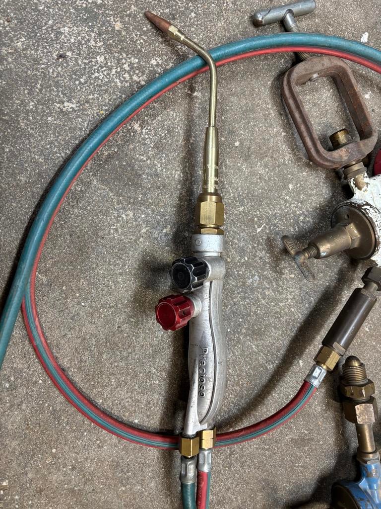 Autogeen lasset en reduceerventielen met extra branderhouder, Ophalen, Zo goed als nieuw