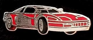 Ferrari Testarossa pin- rood emaille, Verzenden, Nieuw, Transport, Speldje of Pin