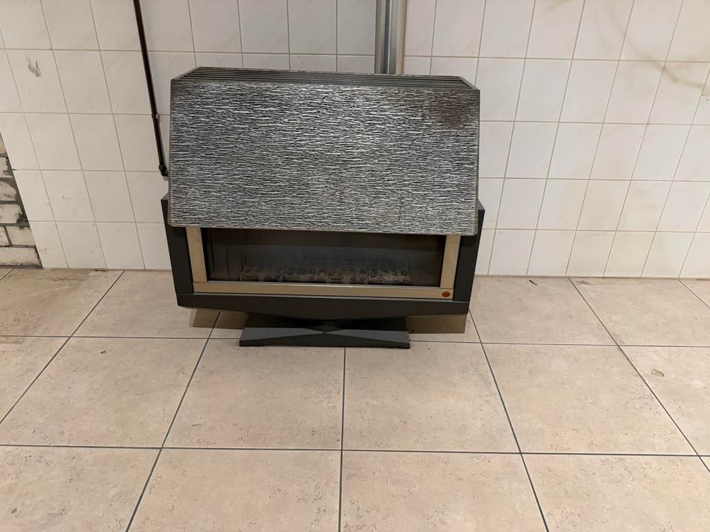 Gaskachel, Huis en Inrichting, Ophalen, Gebruikt, Vrijstaande haard, Gashaard
