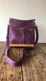 Longchamp foulonne crossbody tas, Ophalen of Verzenden, Zo goed als nieuw, Paars