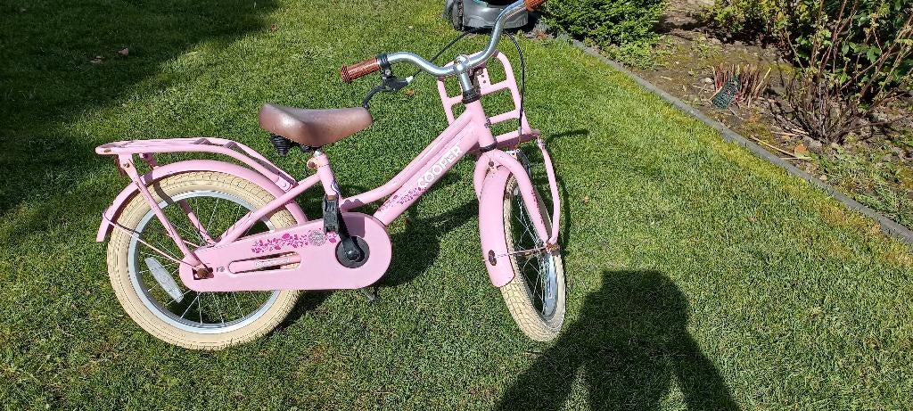 Meisjesfiets 16 inch Popal Cooper, Ophalen, Gebruikt, Handrem, Popal
