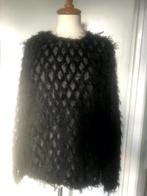 TRAMONTANA zwarte top met veertjes-effect maat 42, Kleding | Dames, Tops, Tramontana, Zwart, Maat 42/44 (L), Ophalen of Verzenden