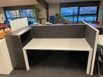 Palmberg dubbelbureau 180x80cm Antraciet/Wit €350,- ex, Niet ingevuld, Niet ingevuld, Niet ingevuld
