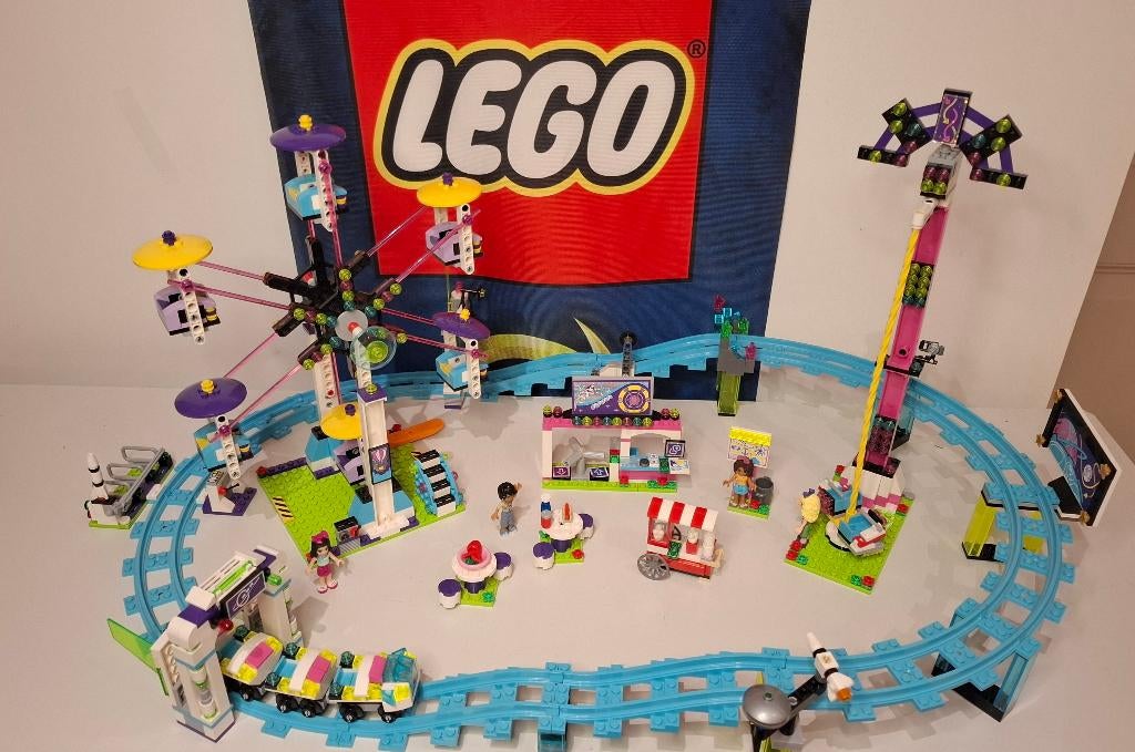 Lego 41130 friends achtbaan, Ophalen of Verzenden, Zo goed als nieuw, Complete set, Lego