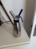 Slagroom spuit rvs 0.5L, Ophalen of Verzenden, Zo goed als nieuw