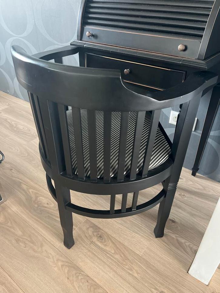 Bijzondere Rofra Stoel - Zwart/Zilver, Huis en Inrichting, Stoelen, Gebruikt, Eén, Metaal, Zwart, Ophalen