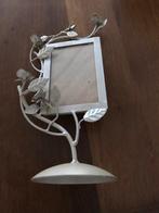 Metalen fotolijst op standaard met rozen, Antiek en Kunst, Ophalen of Verzenden